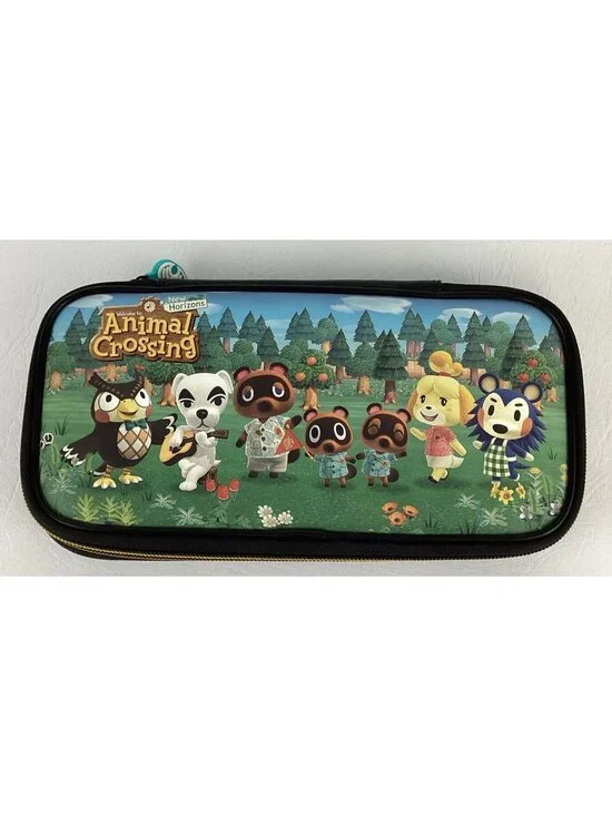 Animal Crossing Nintendo Switch Deluxe Game Traveler Carry Case Display Stand - Picture 1 of 9